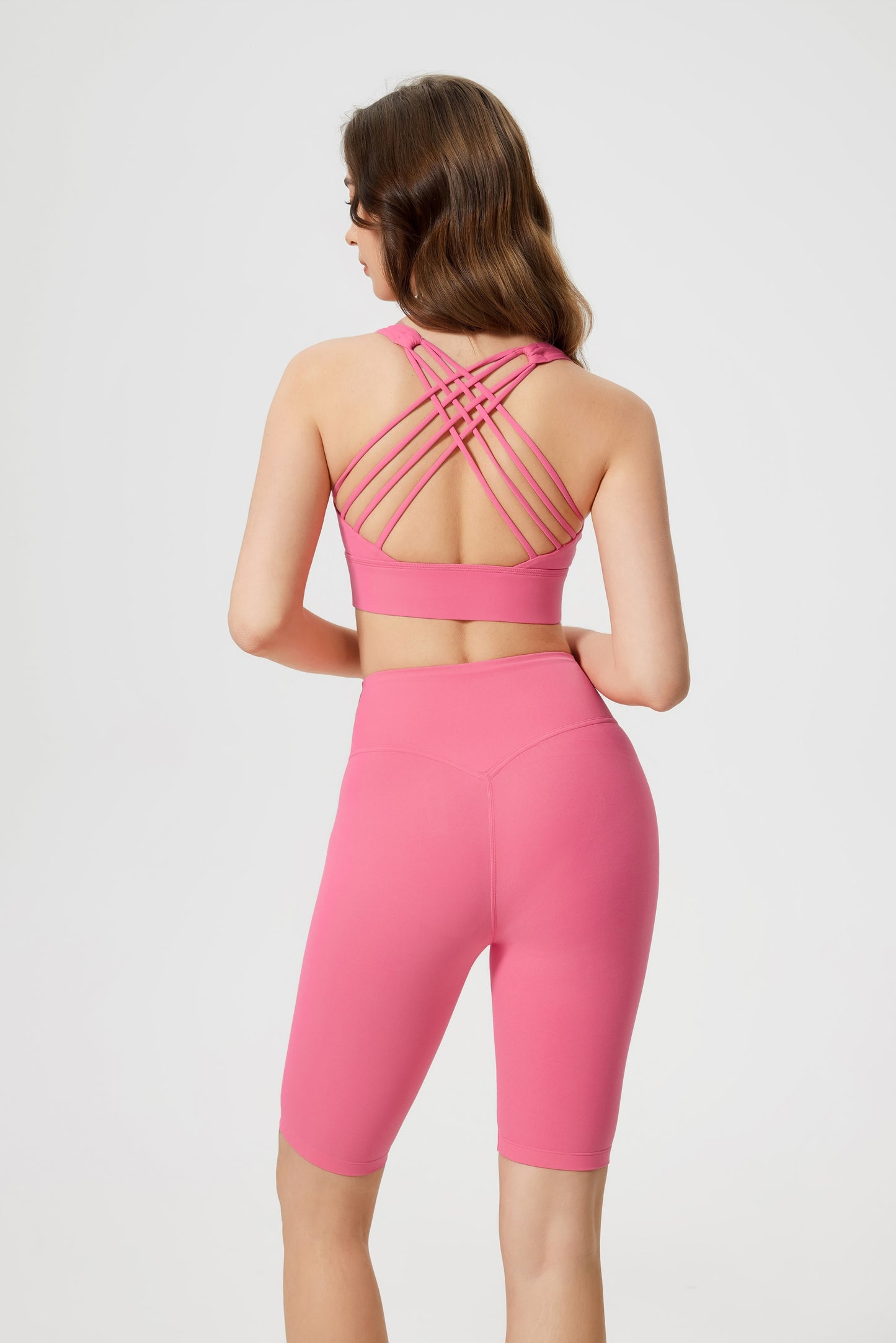 Cross-Back Breathable Sports Bra