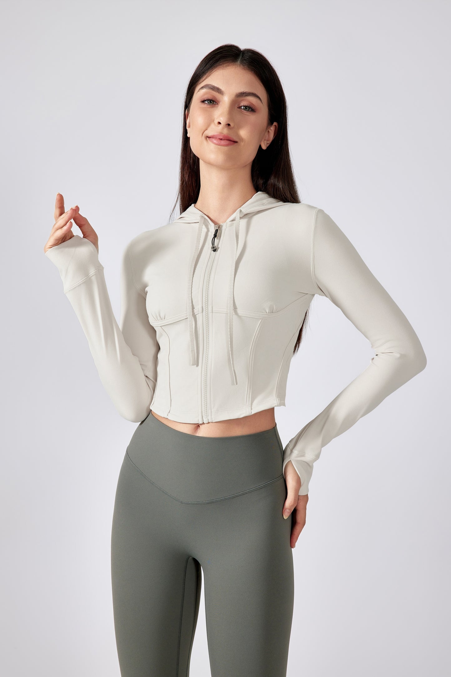 Slim-Fit Hooded Sports Jacket