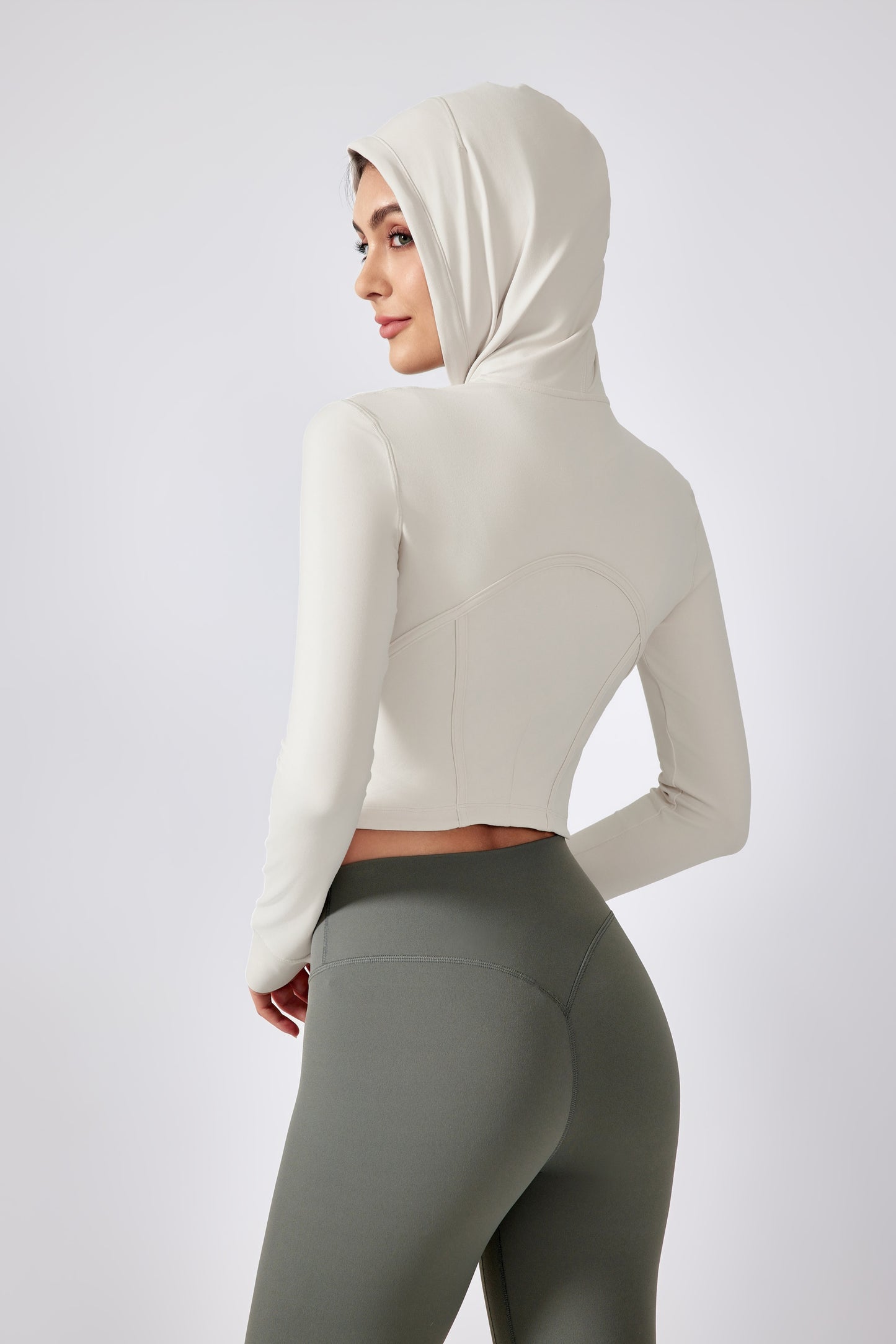 Slim-Fit Hooded Sports Jacket