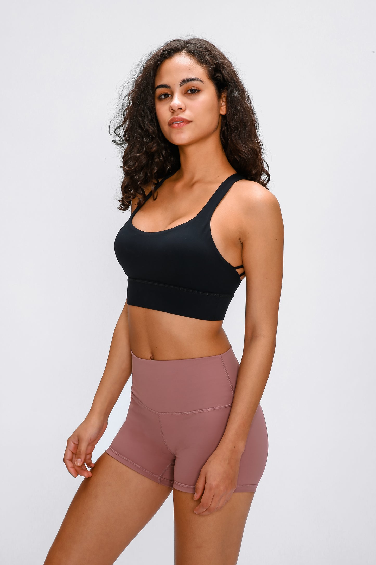 Cross-Back Breathable Sports Bra