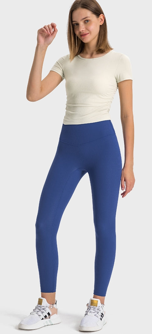 Summer Stretch Ruched Sport Tee