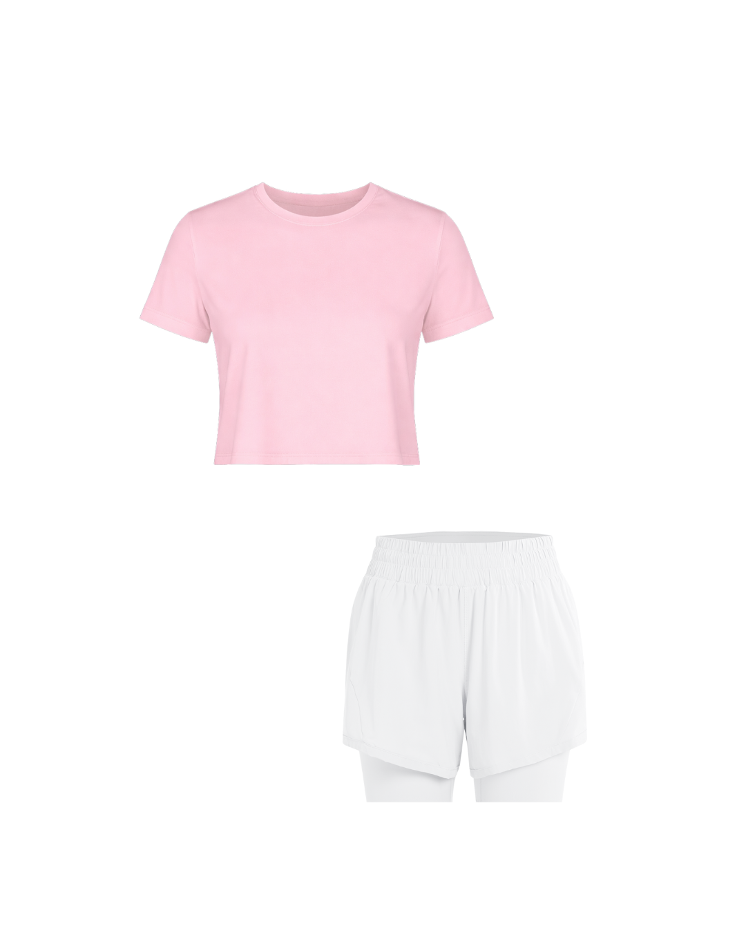 BreezeFit T-Shirt and Lightweight 2-in-1 Shorts Set