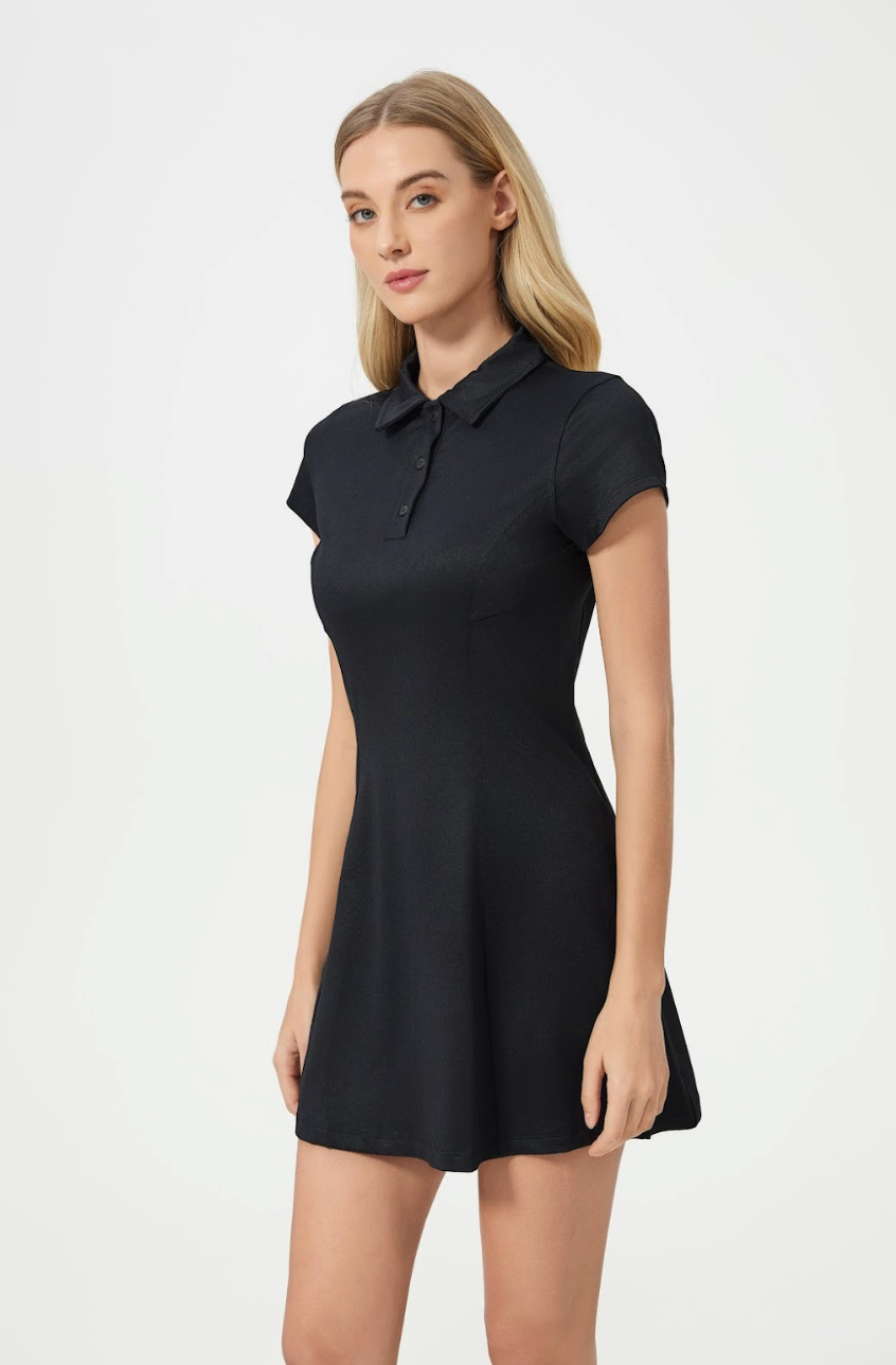 Women’s Short Sleeve Polo Sports Dress