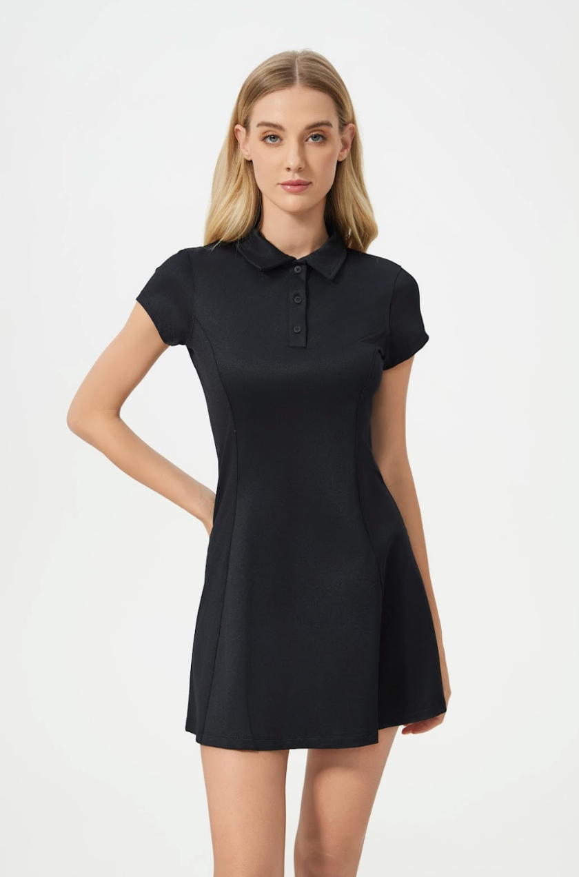 Women’s Short Sleeve Polo Sports Dress