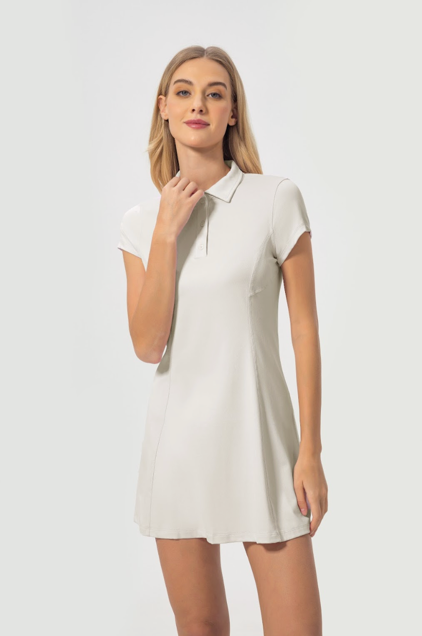 Women’s Short Sleeve Polo Sports Dress