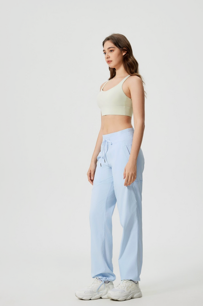 Cross-Back Breathable Sports Bra